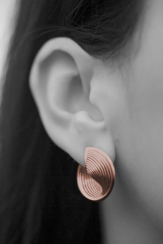 Vortex Earrings 18K Rose Gold