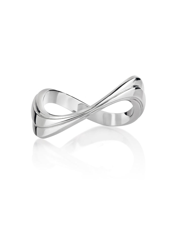 The Analemma Infinity Love Wedding Band