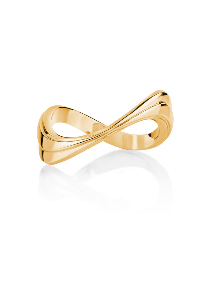 The Analemma Infinity Love Wedding Band