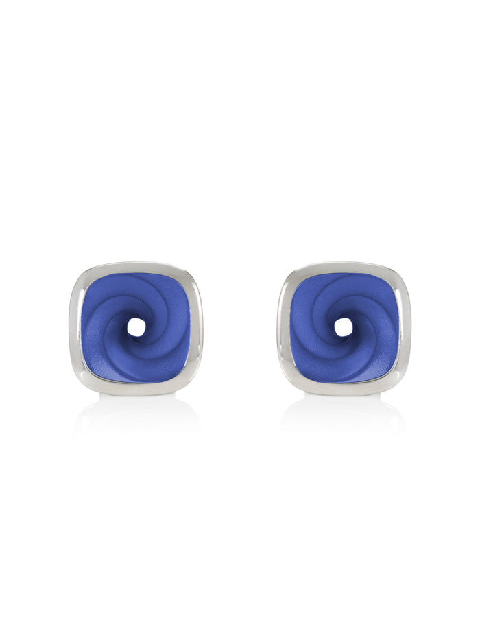 Flow Cufflinks - Deep Blue