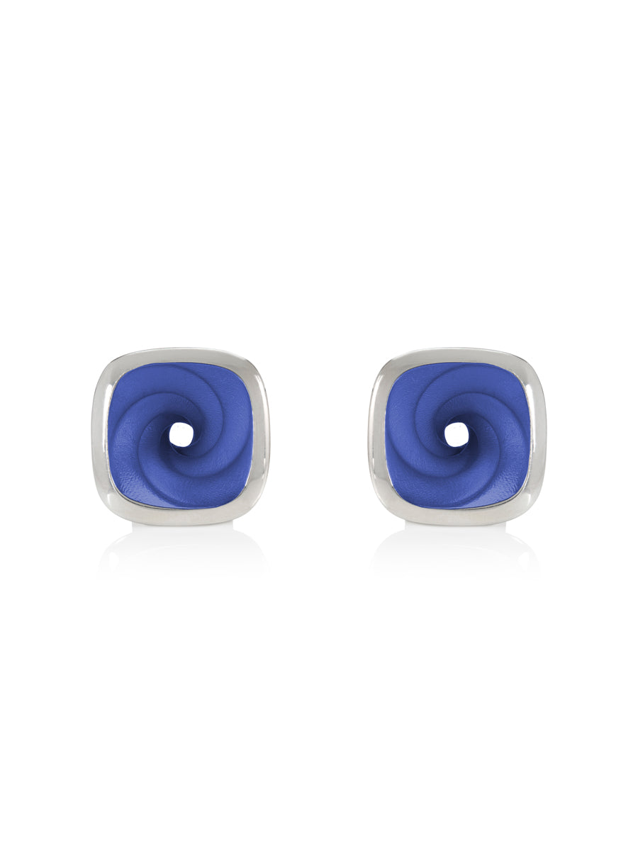 Flow Cufflinks - Deep Blue