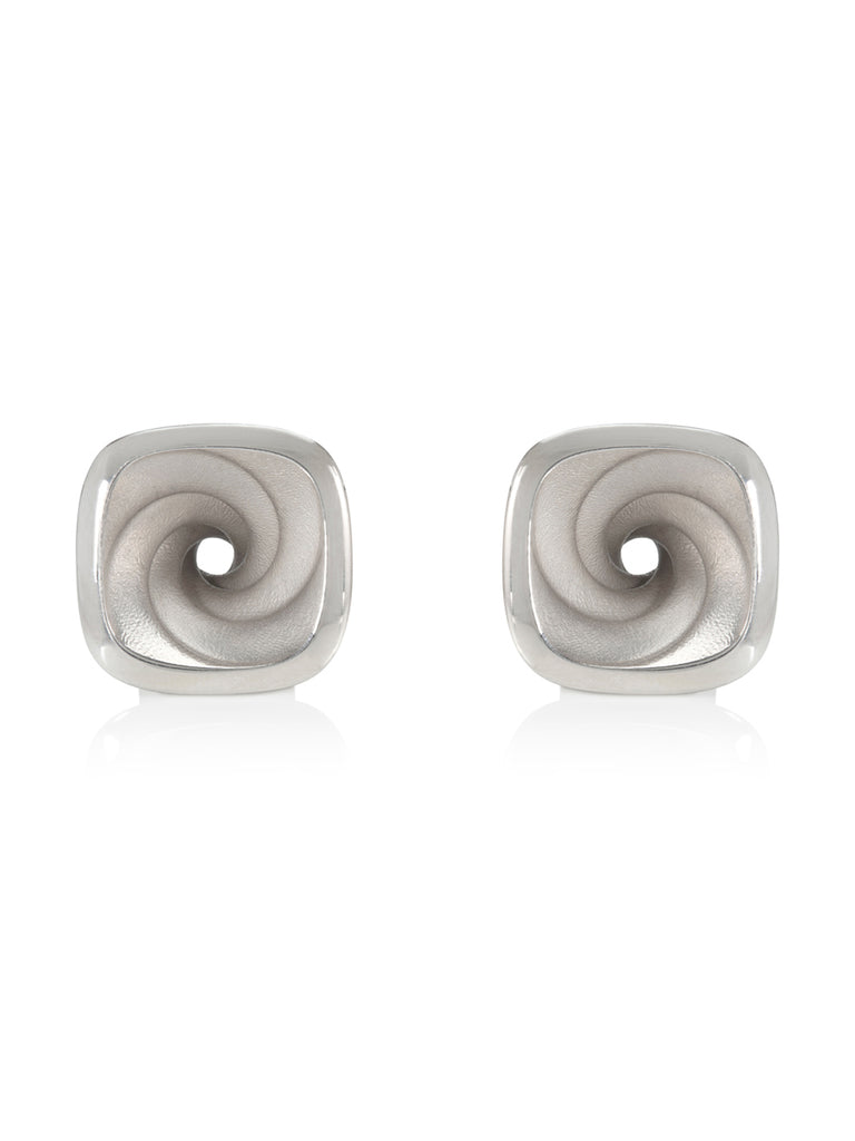 Flow Cufflinks - Sterling Siver