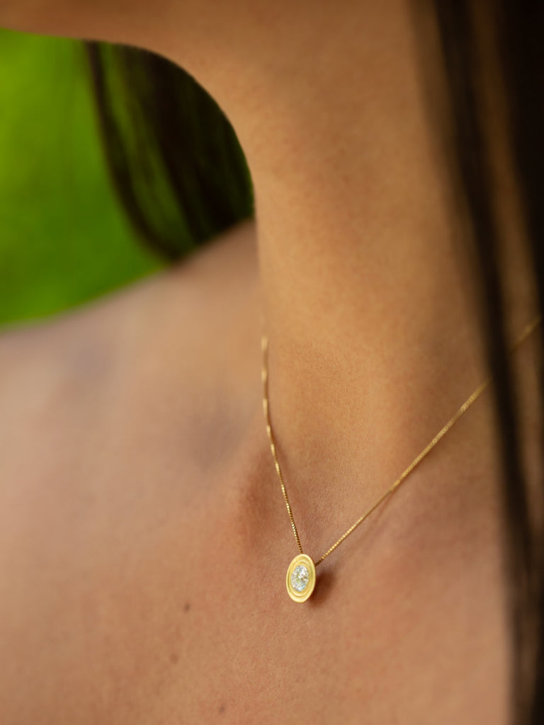 Ripple Necklace 18K yellow gold