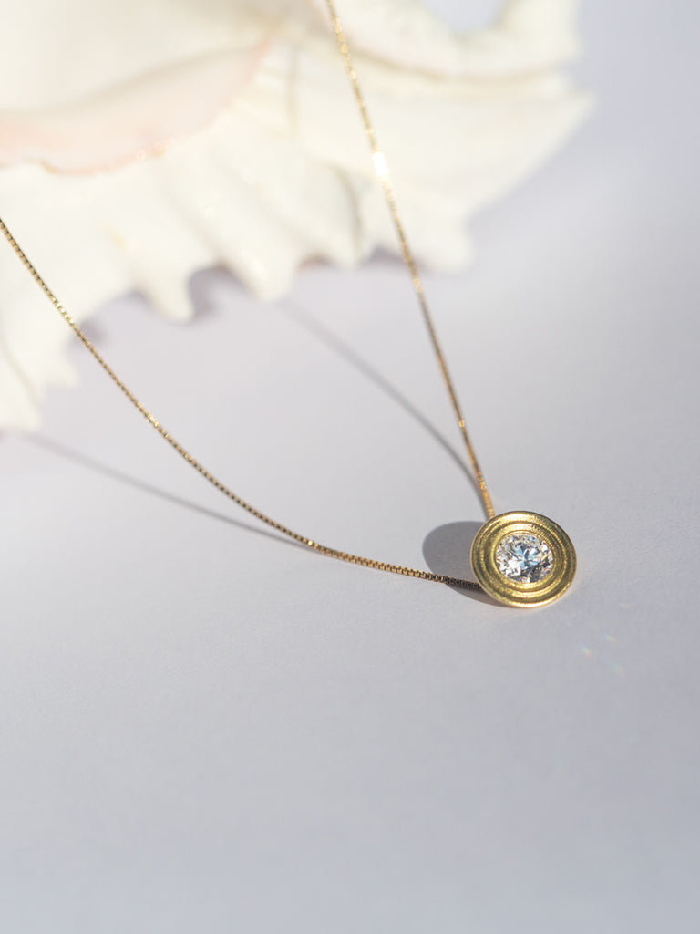 Ripple Necklace 18K yellow gold