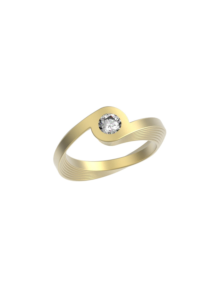 P.C. Chandra Jewellers 22KT (916) Gold Ring For Womens - 1 Gram :  Amazon.in: Fashion