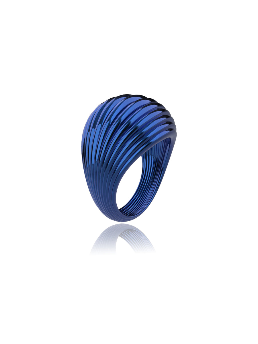 Concha Ring Deep Blue